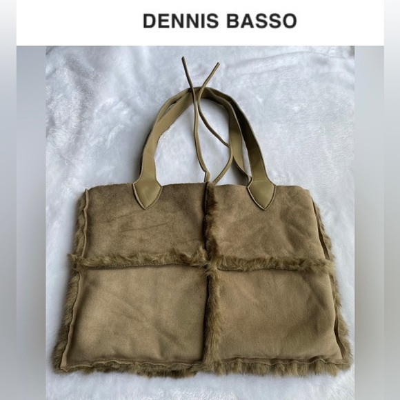 Dennis Basso Vegan Suede Tote - Picture 5 of 13